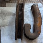 Set Of 2 Railroad Anchors - J Hooks Anchors - Uncleaned