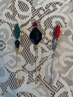 Lot Of 3 Vintage Victorian Inspired Hat Pin Set