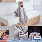 Michley Hooded Baby Towel Unisex Beach Bath Poncho  Soft Cotton Animal Kids B