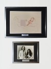 John Lennon Bag One Art Lithograph  Yoko Ono Signed Autograph  Frames  Coa  Uacc