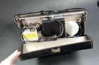 Vintage Polaroid Automatic 100 Land Camera Bundle With Manual Filters Flash Case