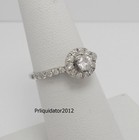 3 4ct Natural Diamond Halo Engagement Wedding Bridal Ring 10k White Gold Band