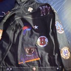 Vintage Negro League Baseball Museum Denim Jacket American Team Patches Size Xl