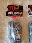 2 Warrior Gray Lacrosse Stick Pocket String Components Kit Part B Shoelaces