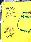 10 Masters Champions Autographed Masters Flag  Jsa Authenticated 