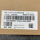 Lot Of 4 Dell Wyse Kb212-b Usb Keyboards 04g481- Open Box -