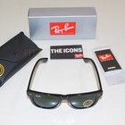 Ray-ban Sunglasses Wayfarer Classic Black Frame Dark Green Lens 50mm