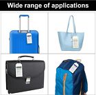 4-8 Cruise Luggage Tags Set Clear Waterproof Tag Holder Zip Seal And Steel Loops