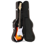Ktaxon Kst Ktl Electric Guitar Hardshell Case Portable Wooden Case Brown