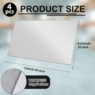 4 Pcs 12  X 8  16 Gauge Sheet Metal  Cold Rolled Carbon Steel Plate