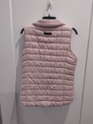 Calvin Klein Performance Women s Pink Puffer Vest Faux Fur Collar Lined M