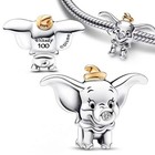 2023 Disney 100 Anniversary Dumbo Sterling Silver Charm Bead