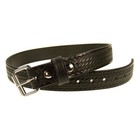 1 1 2  Heavy Duty Leather_work_ccw Gun Belt_basket Weave_amish Handmade Black 