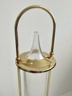 Vintage Galileo Atchimedes Bubble Thermometer With Brass Tiered Stand 16 5    