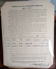 Museum Quality 1957 Weston Model 341 Voltmeter  W Purdue Tags  hand Signed Cert 