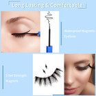 Magnetic Eyelashes And Eyeliner Kit  Reusable Magnetic Lashes 3d Natural Look