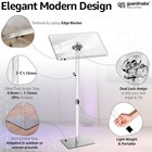 18   x 16    Ultra Clear Acrylic Pulpit Podium Stand Modern Portable Pulpits 