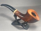 Stunning  Unsmoked  cj  Horn Shape Pipe - Near Mint