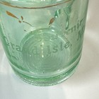 Grand Isle   Maine Me Antique Green Depression Souvenir Glass Trinket Mug Cup
