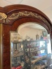 Luxury Antique French Empire Inlay Magohany Armoire With Brass Detailing