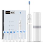 Fairywill Sonic Electric Toothbrush P11 Plus Rechargeable Travel Case 8 Heads