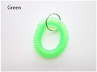 6 Pack Stretchable Wrist Keychain Key Holder Wristlet Flexible Spiral Coil Band