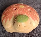 Ocarina Clay Turtle Flute Aztec Mayan Painted Style Folk Art 4 Hole Whistle
