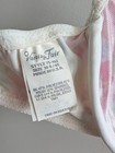 Vintage Vanity Fair Nylon Lace Underwire Bra White Floral 38b Usa Style 75-461