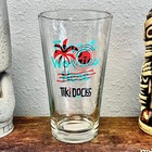 Tiki Docks - Forget Worries Here - 16oz Beer Drinking Pint Glass For Bar