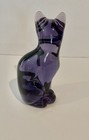 Fenton Amethyst Purple Cat 5   