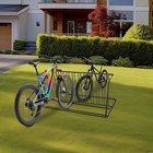 Dual Sided Bicycle Storage Stand Commercial Floor Bike Rack Stand Stable