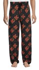 New Men s Ac dc Rock Band Logo Print Black Sleep lounge Pajama Pants Size M