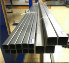 1pc Titanium Ti Grade Ta1 ta2 Metal Square Pipe  Od 20mm-60mm   Length 500mm