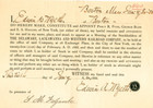 Boston Businessman Edwin A  Wyeth  1840-1917  Signed Document N  C  Wyeth Andrew