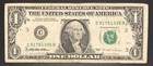 1995 One Dollar Bill Error  1 Offset Printing Federal Reserve Note  35131