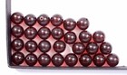 51g Translucent Red Cherry Amber Bakelite Faturan Carved Carving 28 Bead 14mm