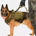 Military Tactical Dog Harness No-pull Heavy Duty Molle Training Service Dog Vest