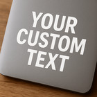 Custom Vinyl Lettering Decal     Your Text     Car Truck Laptop Window Sticker 2   12 