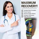 1 2x Knee Sleeve Compression Brace Support For Sport Joint Pain Arthritis Relief