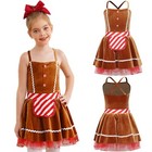 Kids Girls Dress Tutu Leotard Princess Dresses Pretend Outfit New Year Costume