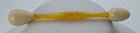 Antique Sewing  Mottled Yellow-orange Catalin Bakelite   Celluloid Glove Darner