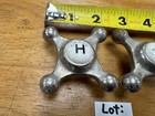 Vintage   Hot And Cold Faucet Handles   Nickel  Raleigh Hotel  Waco tx  Magnolia