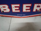Beer Hamms  Porcelain Enamel Heavy Metal Sign 36 Inches Single Side