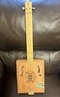 Used Hinkler Bbg Electric Blues Cigar Box Slide Guitar No Box