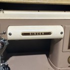 Vintage Singer 301a Sewing Machine W  Pedal  Case  Attachments  And More Wow 