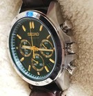 Seiko Chronograph Watch Green Sbtr017