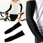5 Pairs Black Cooling Arm Sleeves Cover Uv Sun Protection Sports Outdoor Unisex