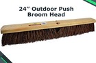 Janico Bristles Push Broom Palmyra Bristles 24  X 4  X 6 