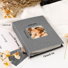 Ywlake Photo Album 4x6 50 Pockets 2 Packs  Small Mini Capacity Linen Photo Album
