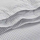 Ralph Lauren Organic Tattersall Cotton Duvet Cover Blue   White Check Queen  400